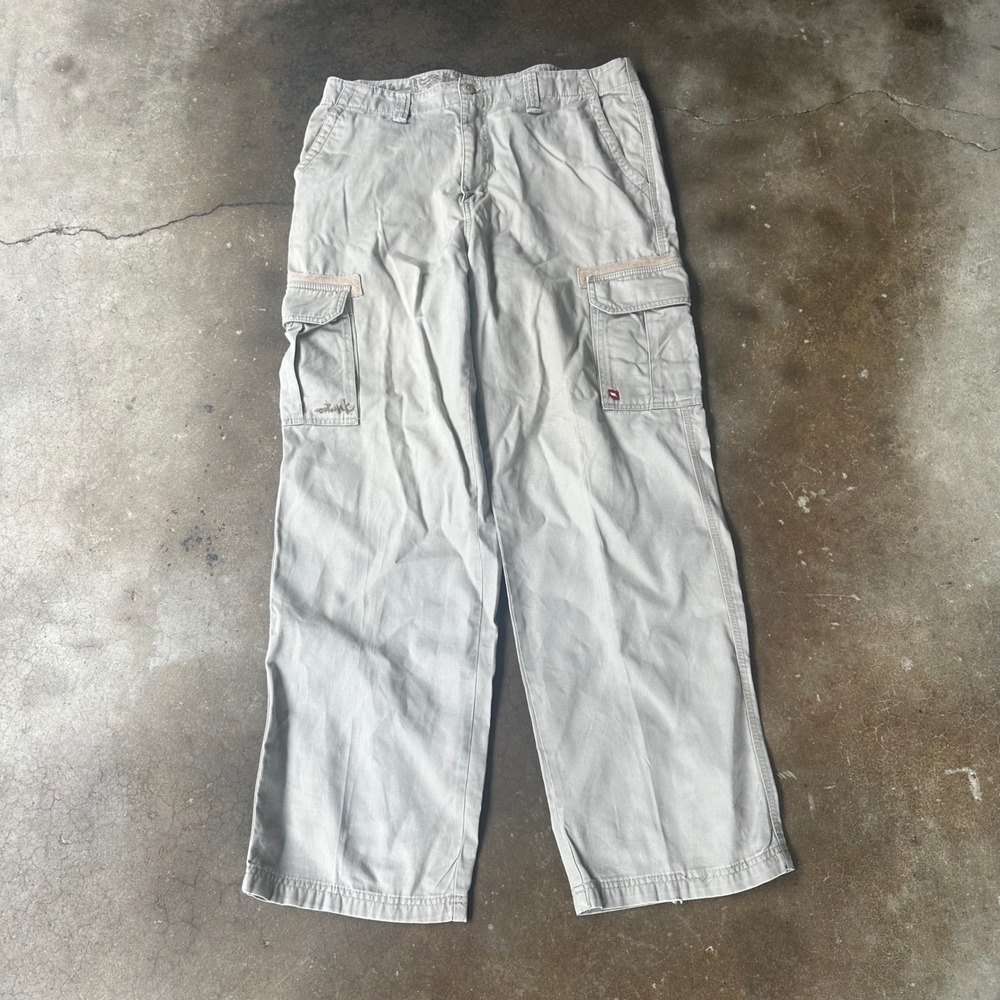 Tony Hawk Cargo Pants Mens 34x30 Tan Good Skateboarding Streetwear Utility
